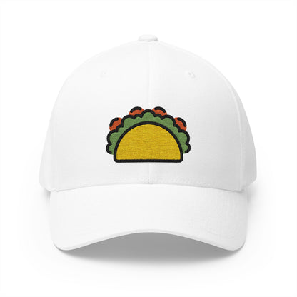 Taco Emoji White Cap – Premium by Capmoji