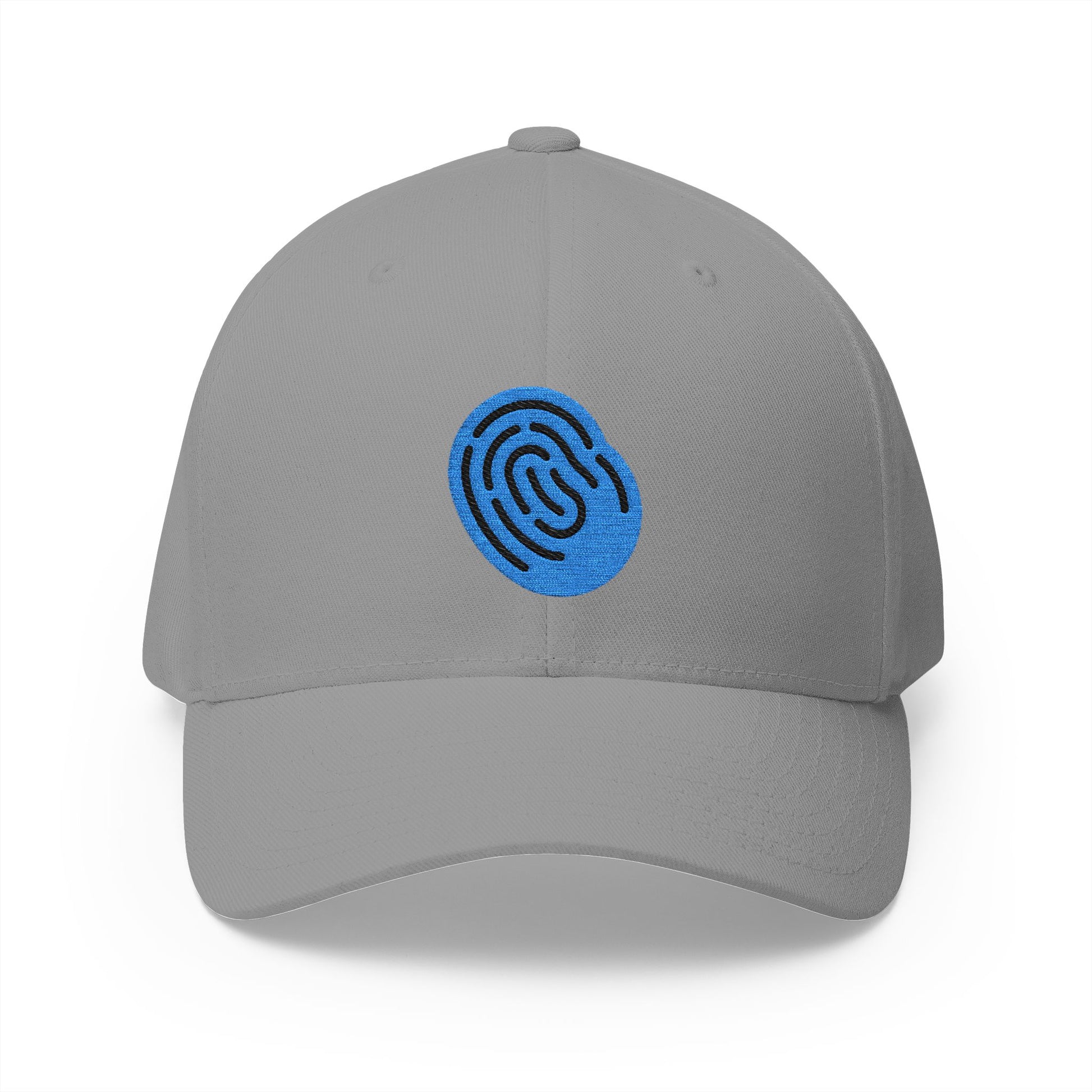 Fingerprint Emoji Grey Cap – Premium by Capmoji