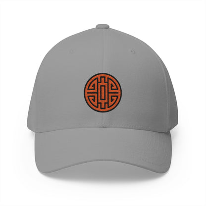 Rounded Symbol For Cai Emoji Grey Cap – Premium by Capmoji