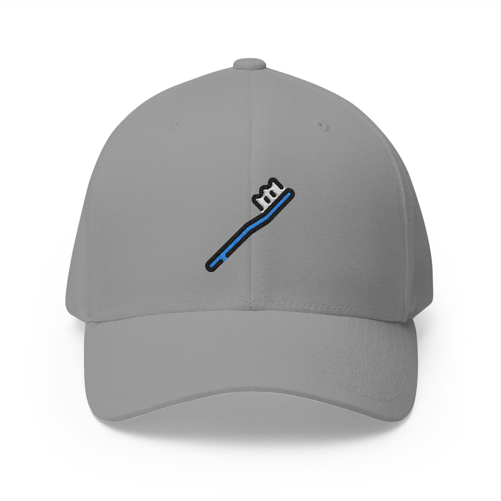 Toothbrush Emoji Grey Cap – Premium by Capmoji