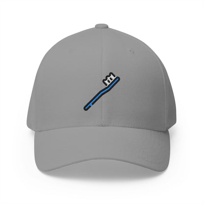 Toothbrush Emoji Grey Cap – Premium by Capmoji