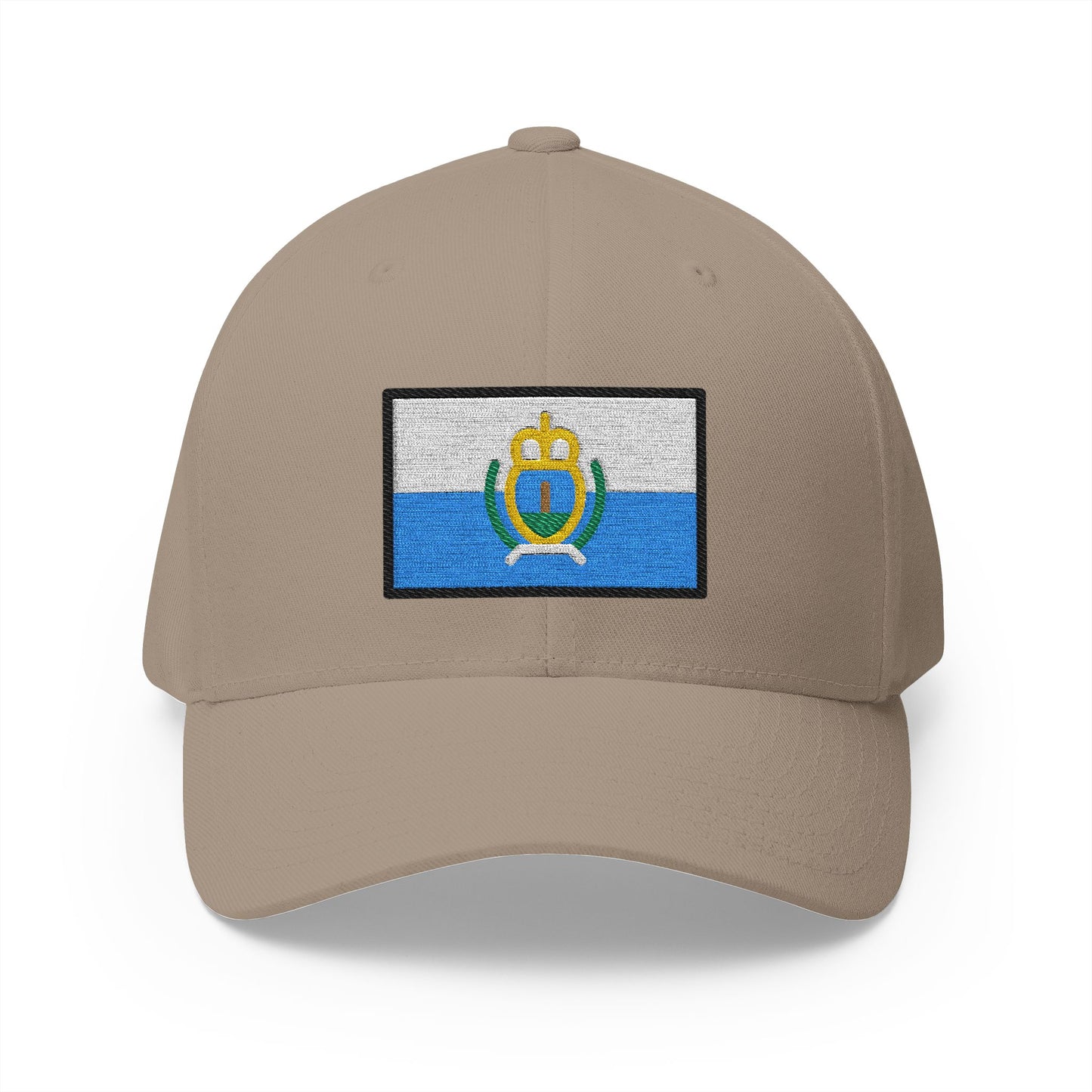 Flag: San Marino Emoji Khaki Cap – Premium by Capmoji