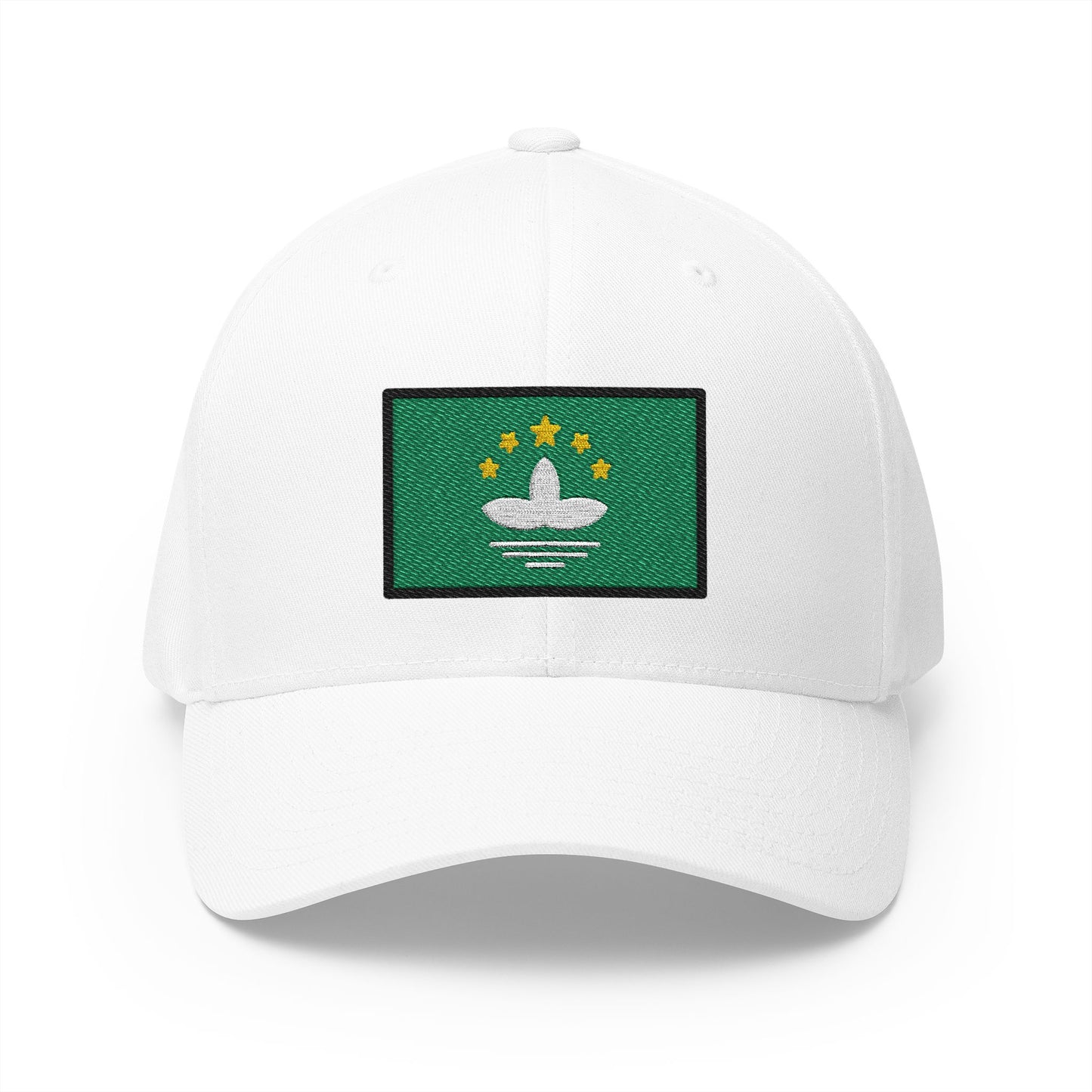 Flag: Macao Sar China Emoji White Cap – Premium by Capmoji
