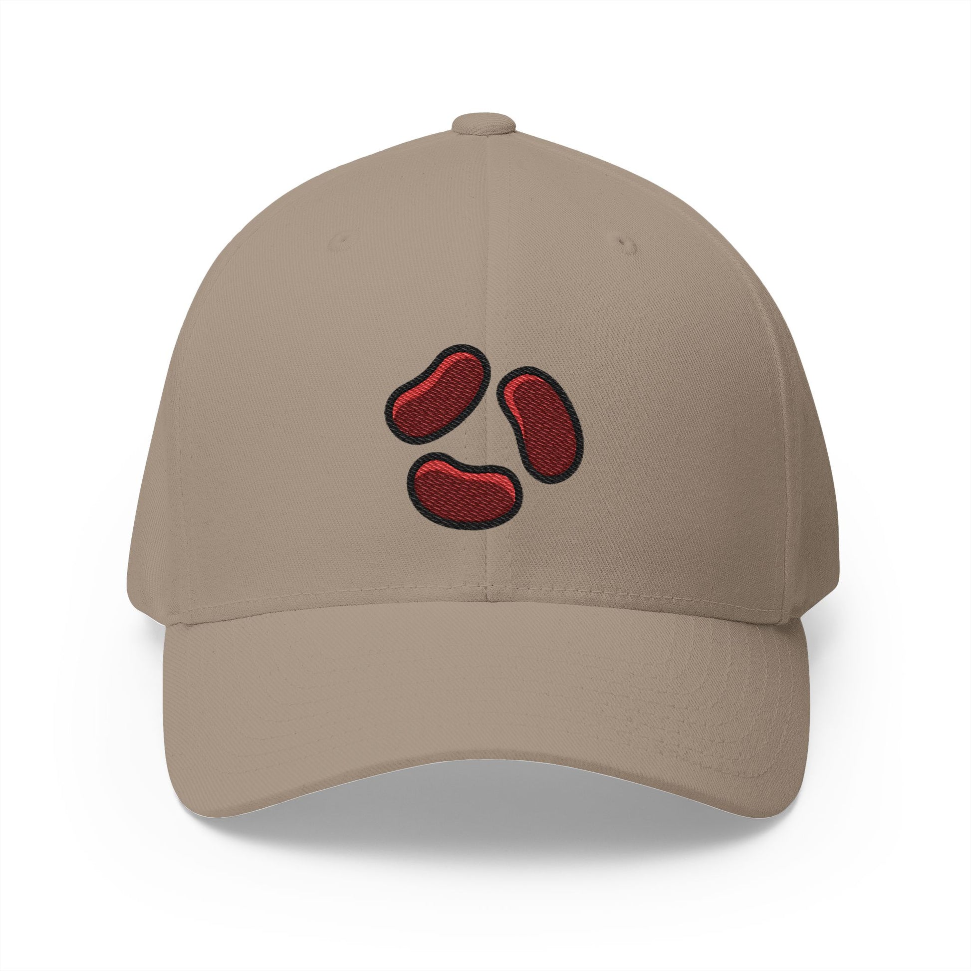 Beans Emoji Khaki Cap – Premium by Capmoji