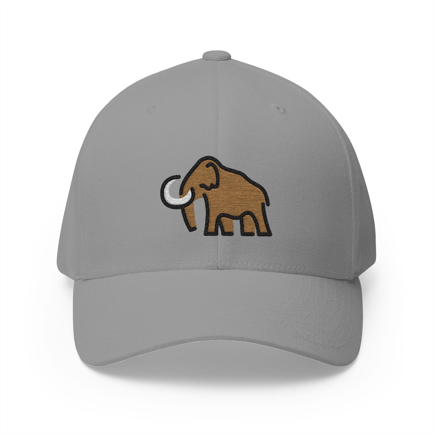 Mammoth Emoji Grey Cap – Premium by Capmoji