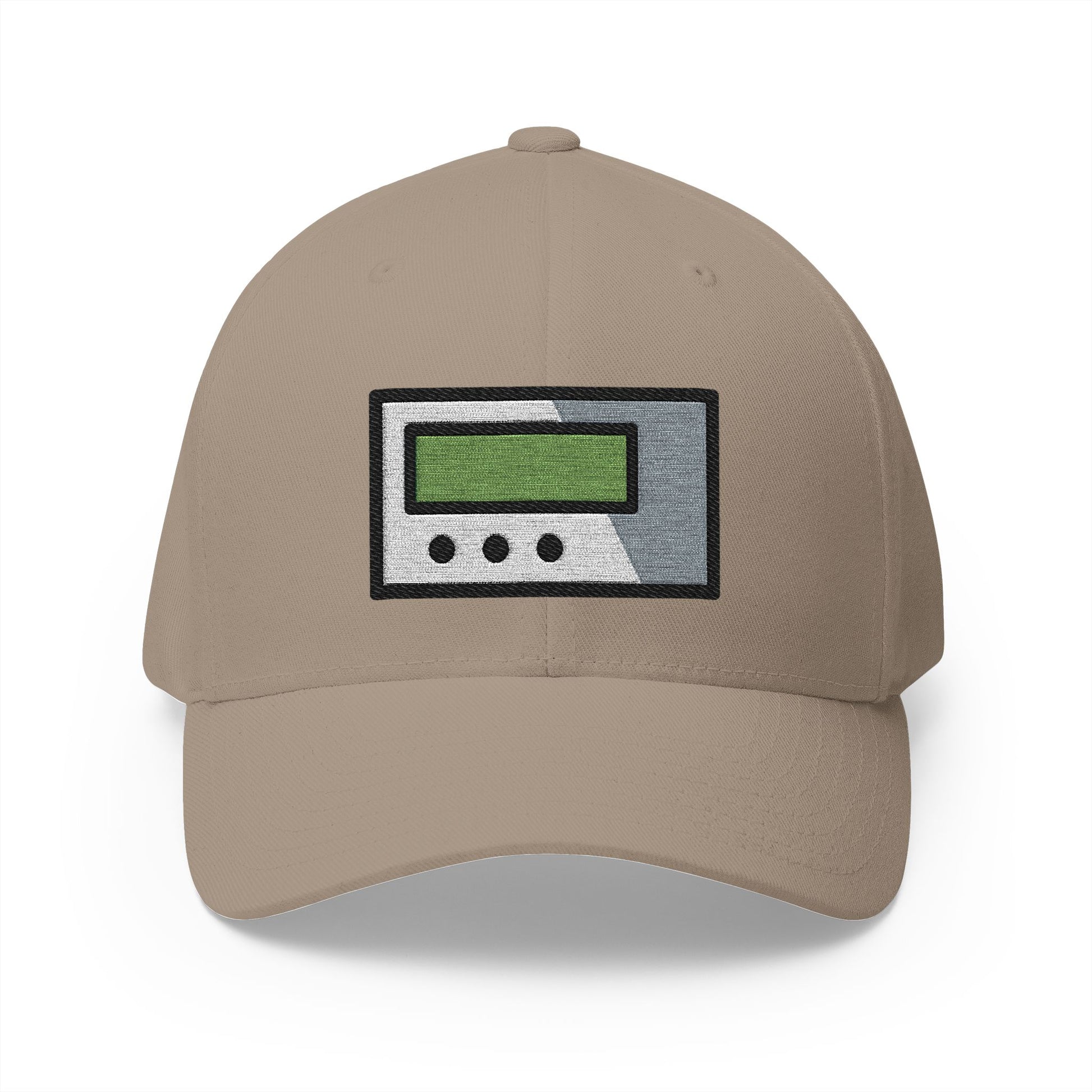 Pager Emoji Khaki Cap – Premium by Capmoji