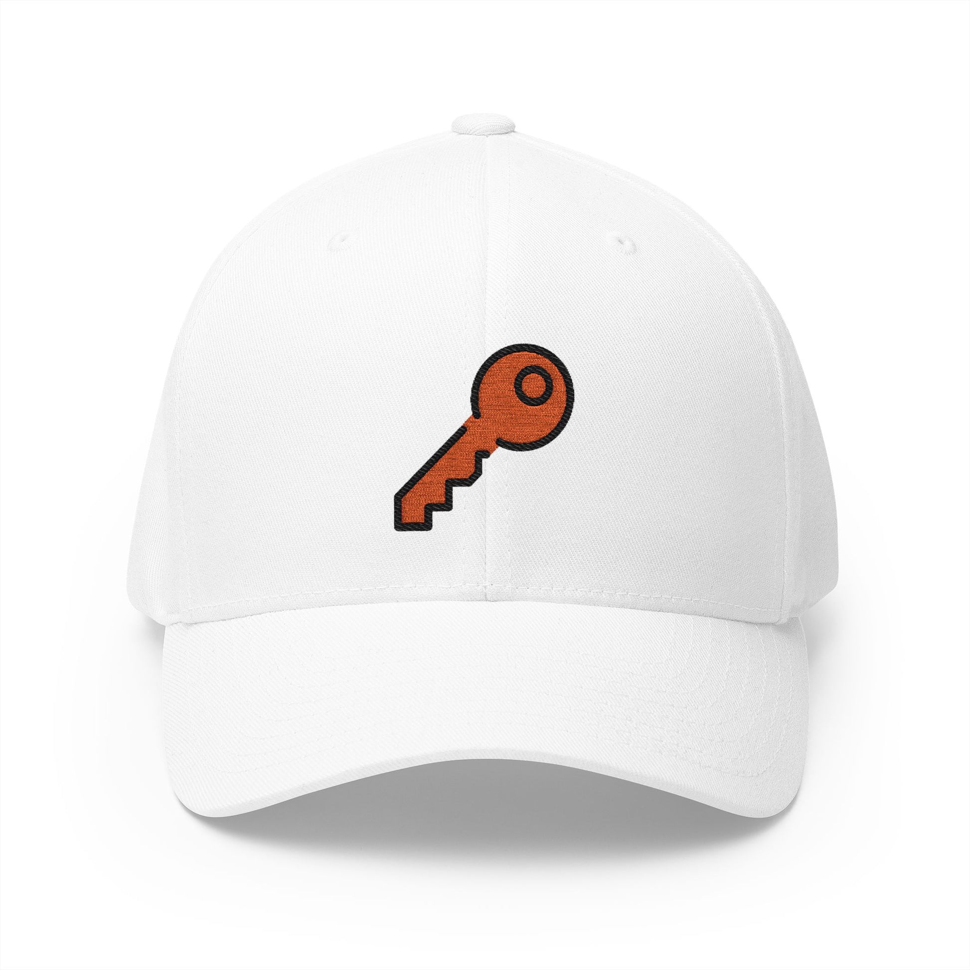 Key Emoji White Cap – Premium by Capmoji
