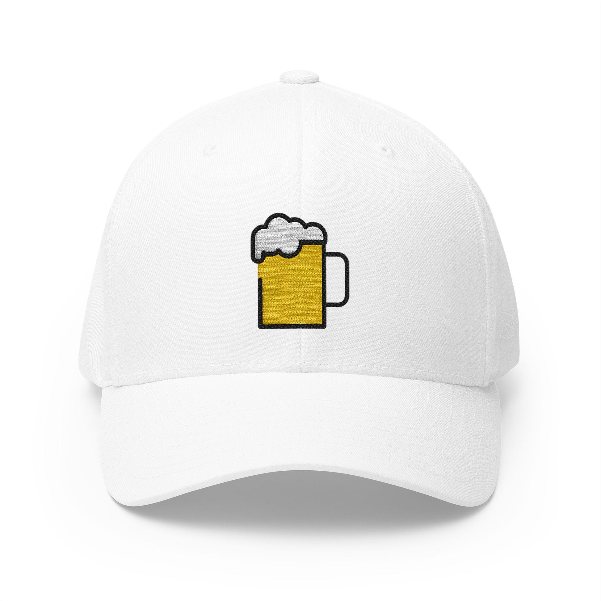 Beer Mug Emoji White Cap – Premium by Capmoji