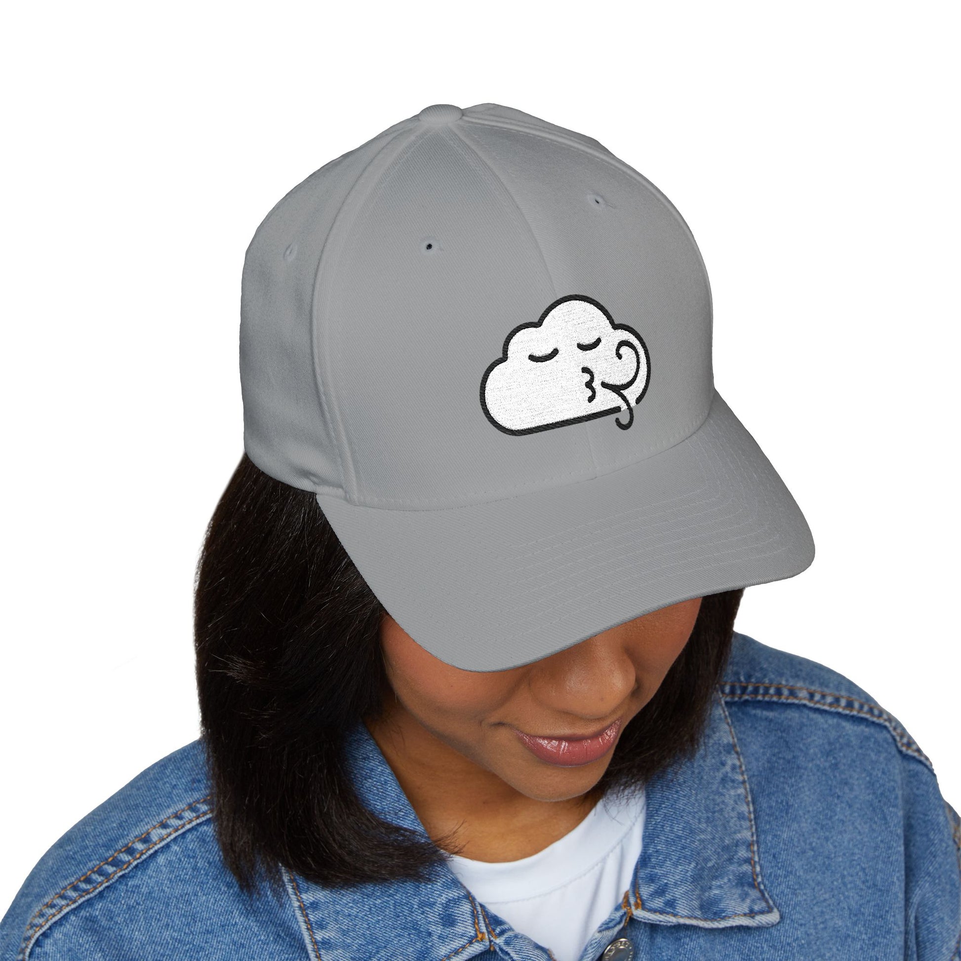 Wind Face Emoji Cap – Premium by Capmoji