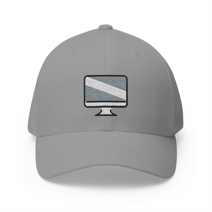 Desktop Computer Emoji Grey Cap – Premium by Capmoji