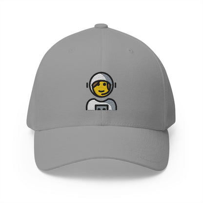 Woman Astronaut Emoji Grey Cap – Premium by Capmoji