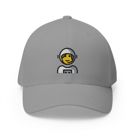Woman Astronaut Emoji Grey Cap – Premium by Capmoji