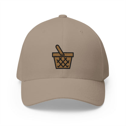 Basket Emoji Khaki Cap – Premium by Capmoji