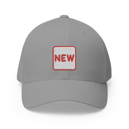 New Button Emoji Grey Cap – Premium by Capmoji