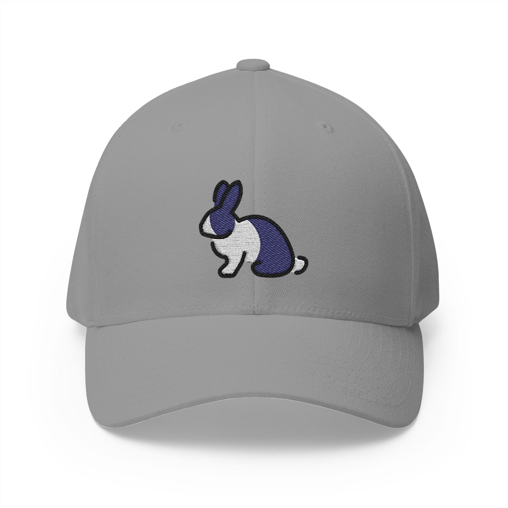 Rabbit Emoji Grey Cap – Premium by Capmoji