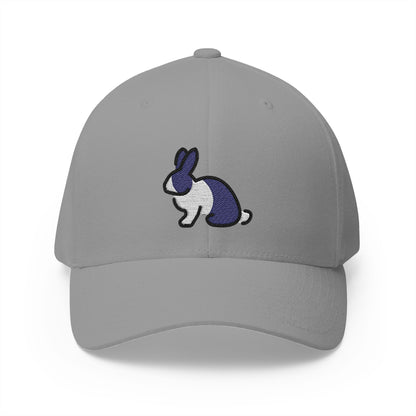 Rabbit Emoji Grey Cap – Premium by Capmoji