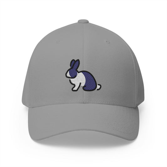 Rabbit Emoji Grey Cap – Premium by Capmoji