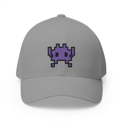 Alien Monster Emoji Grey Cap – Premium by Capmoji