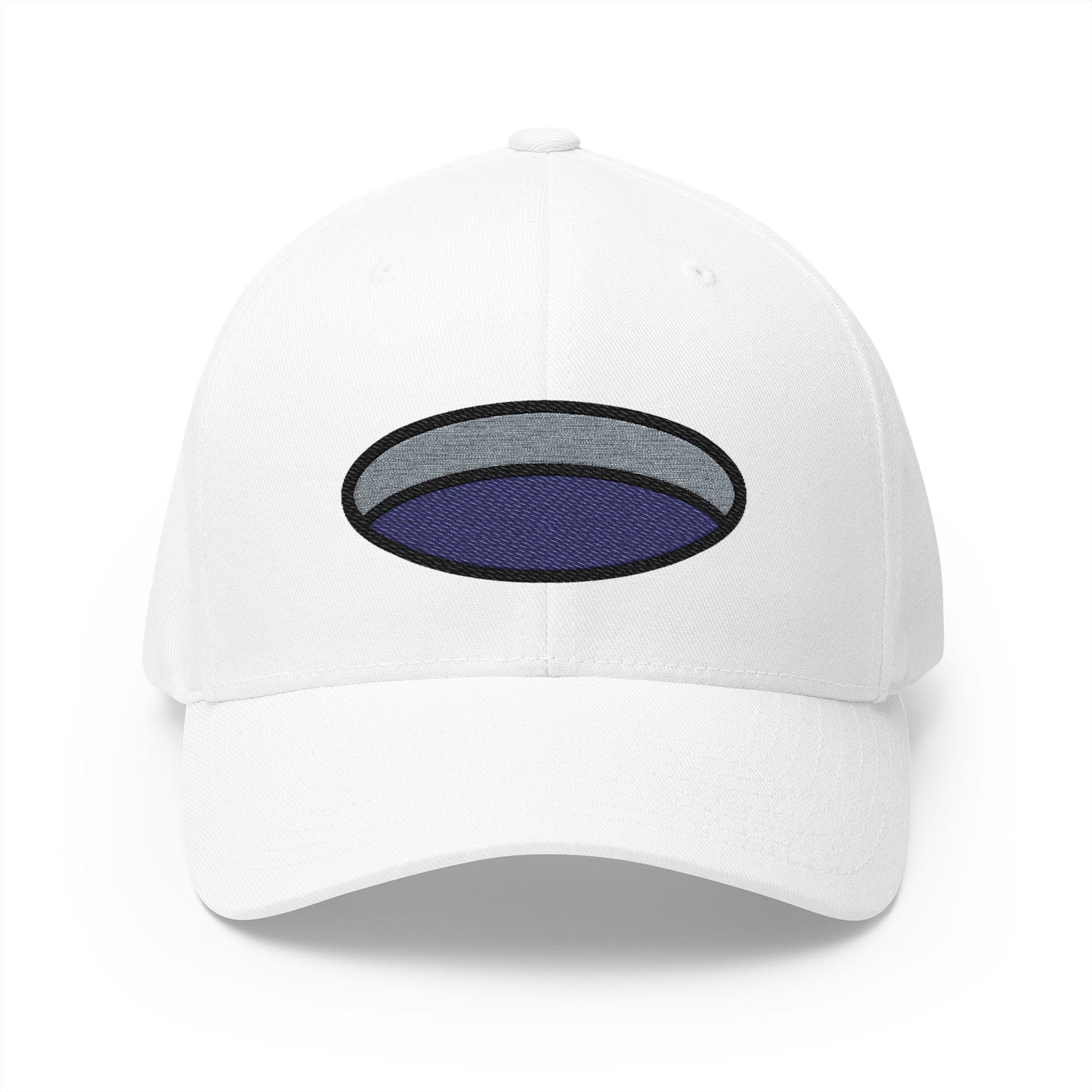 Hole Emoji White Cap – Premium by Capmoji