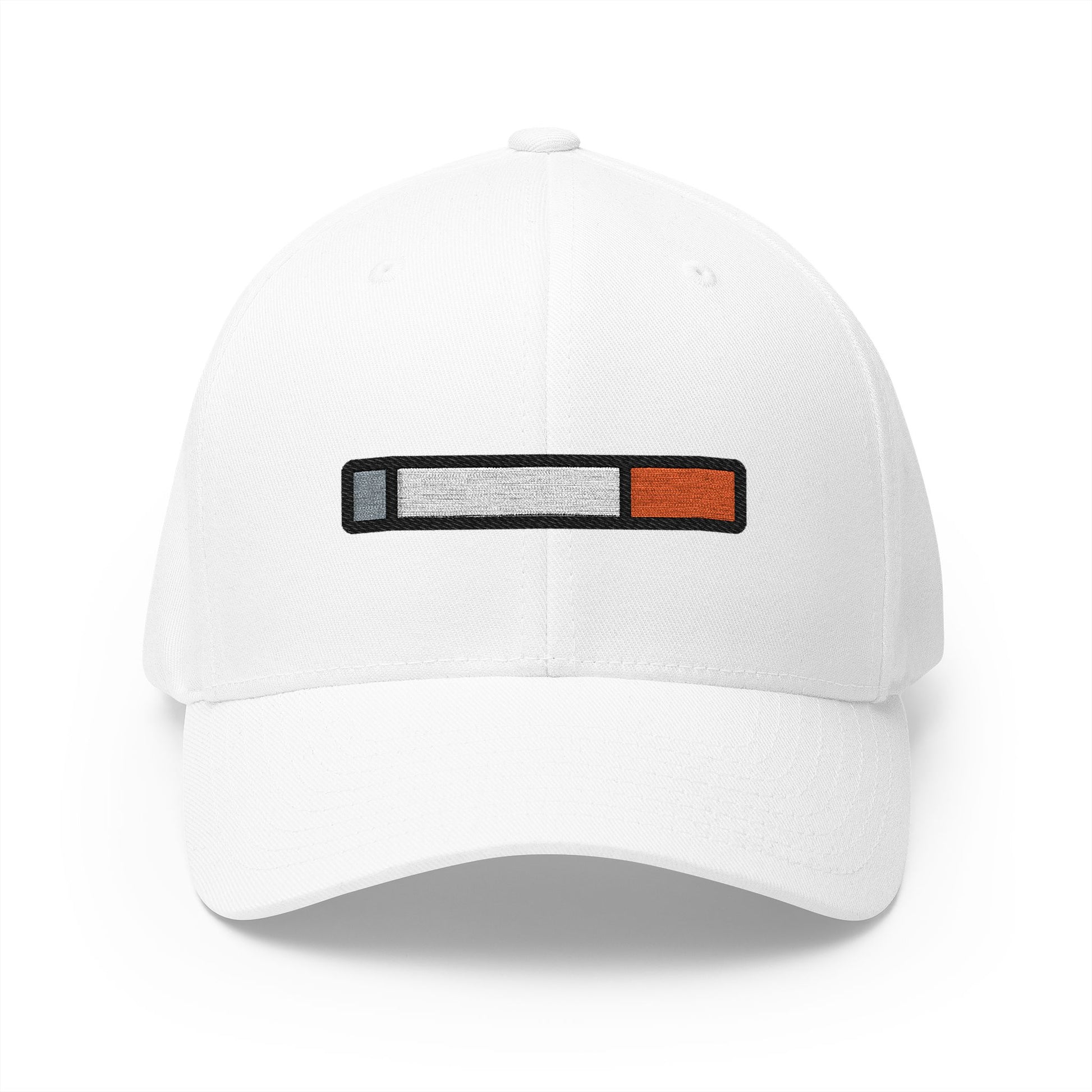 Cigarette Emoji White Cap – Premium by Capmoji