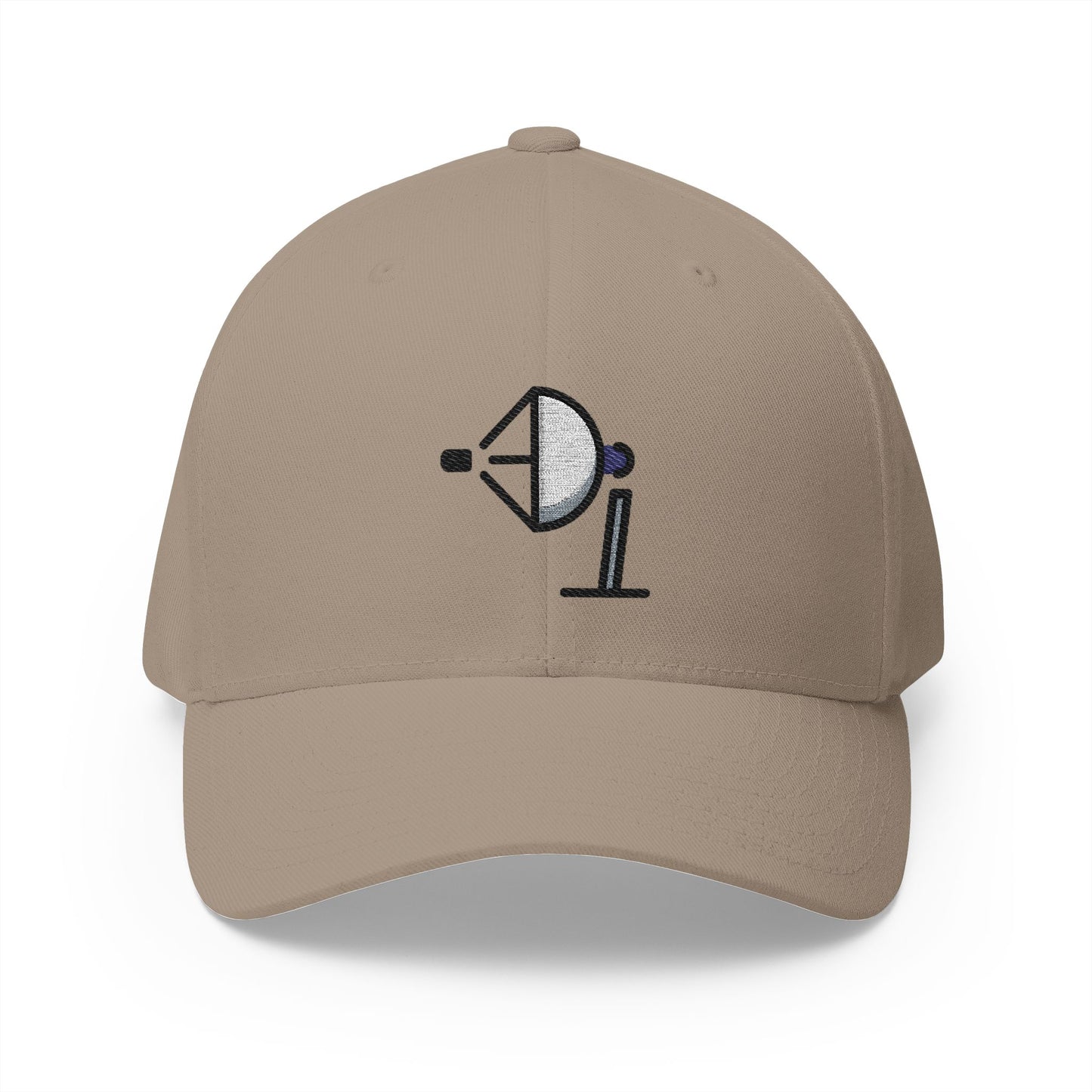 Satellite Antenna Emoji Khaki Cap – Premium by Capmoji