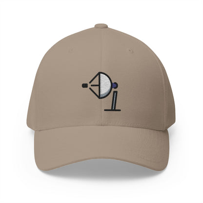 Satellite Antenna Emoji Khaki Cap – Premium by Capmoji