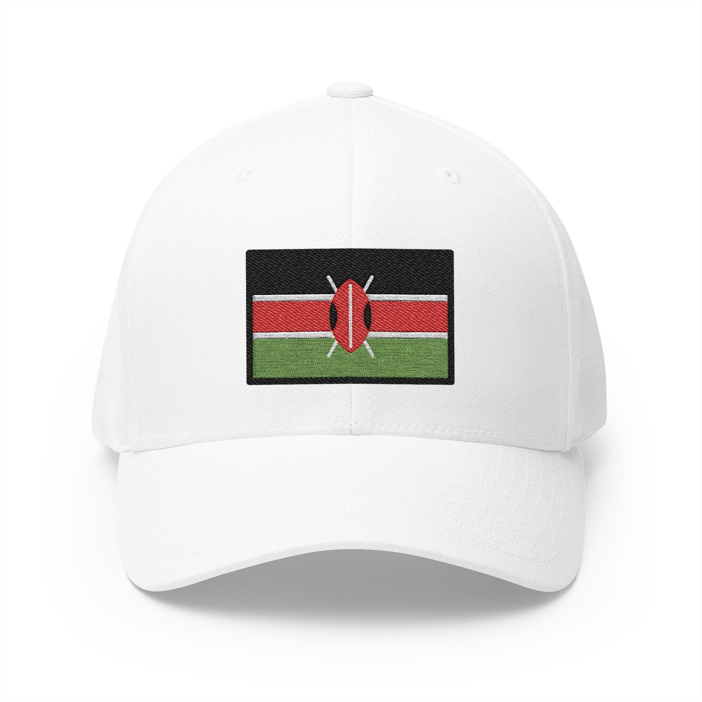 Flag: Kenya Emoji White Cap – Premium by Capmoji