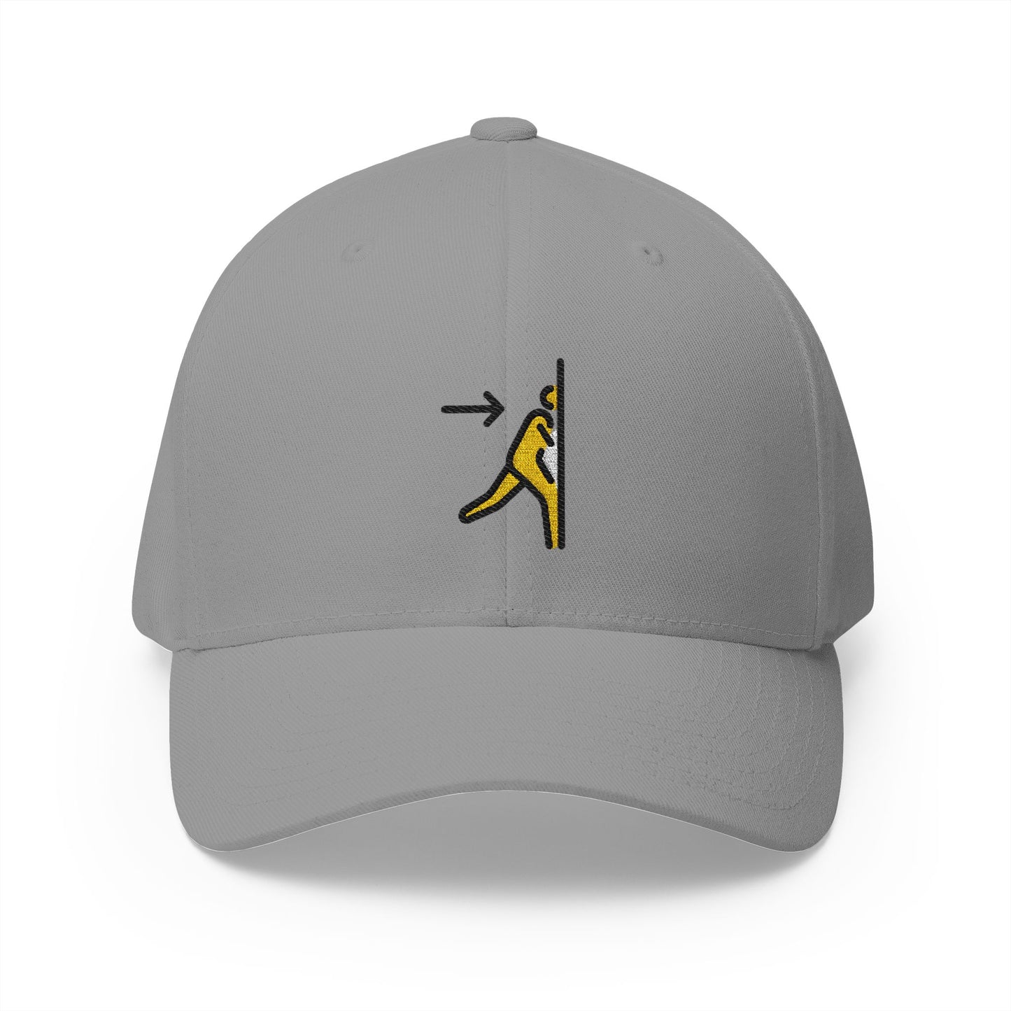 Emergency Exit Emoji Grey Cap – Premium by Capmoji
