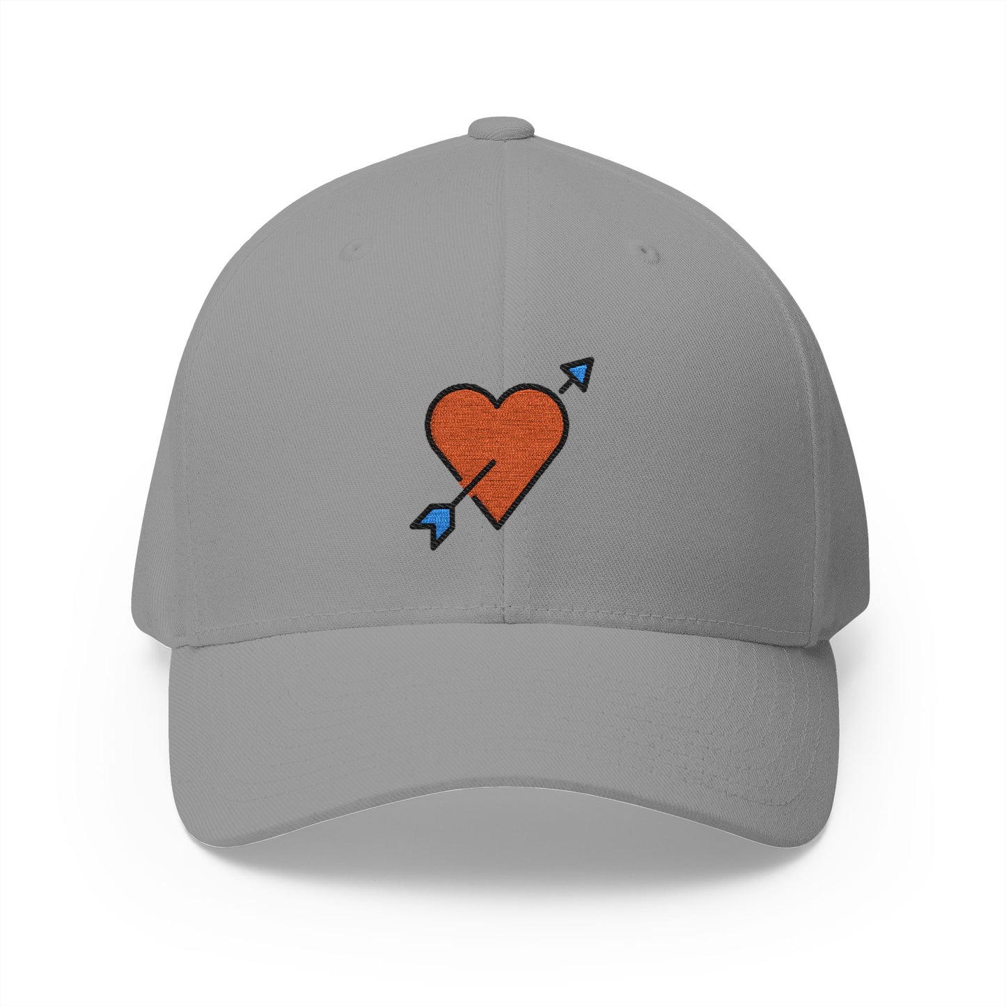 Heart With Arrow Emoji Grey Cap – Premium by Capmoji