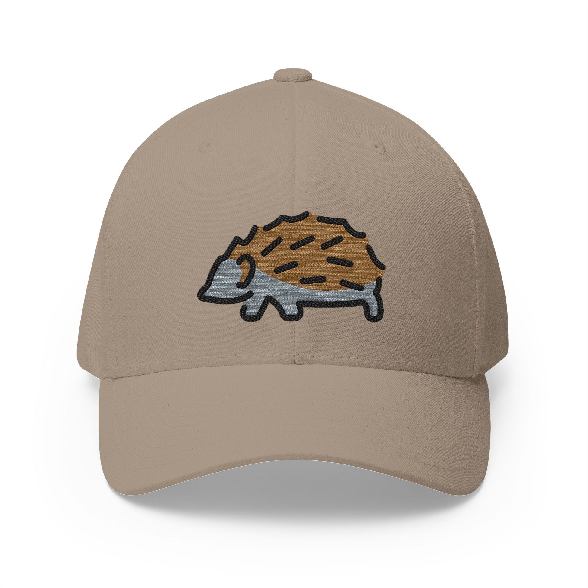 Hedgehog Emoji Khaki Cap – Premium by Capmoji