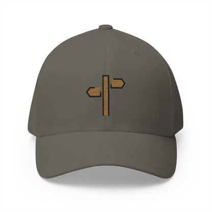 Signpost Emoji Olive Cap – Premium by Capmoji