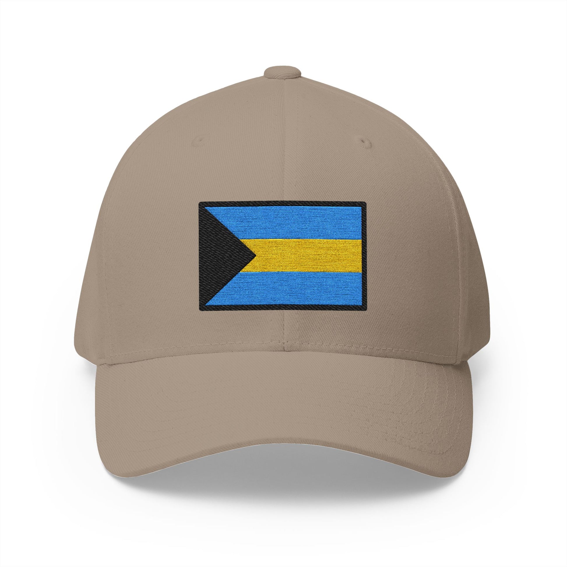 Flag: Bahamas Emoji Khaki Cap – Premium by Capmoji