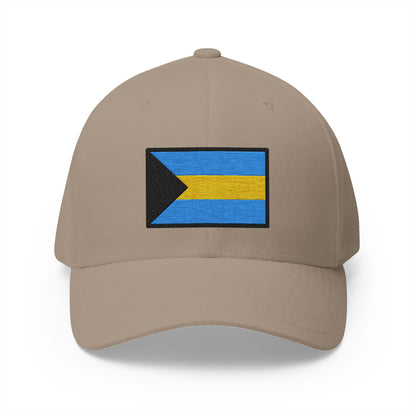 Flag: Bahamas Emoji Khaki Cap – Premium by Capmoji
