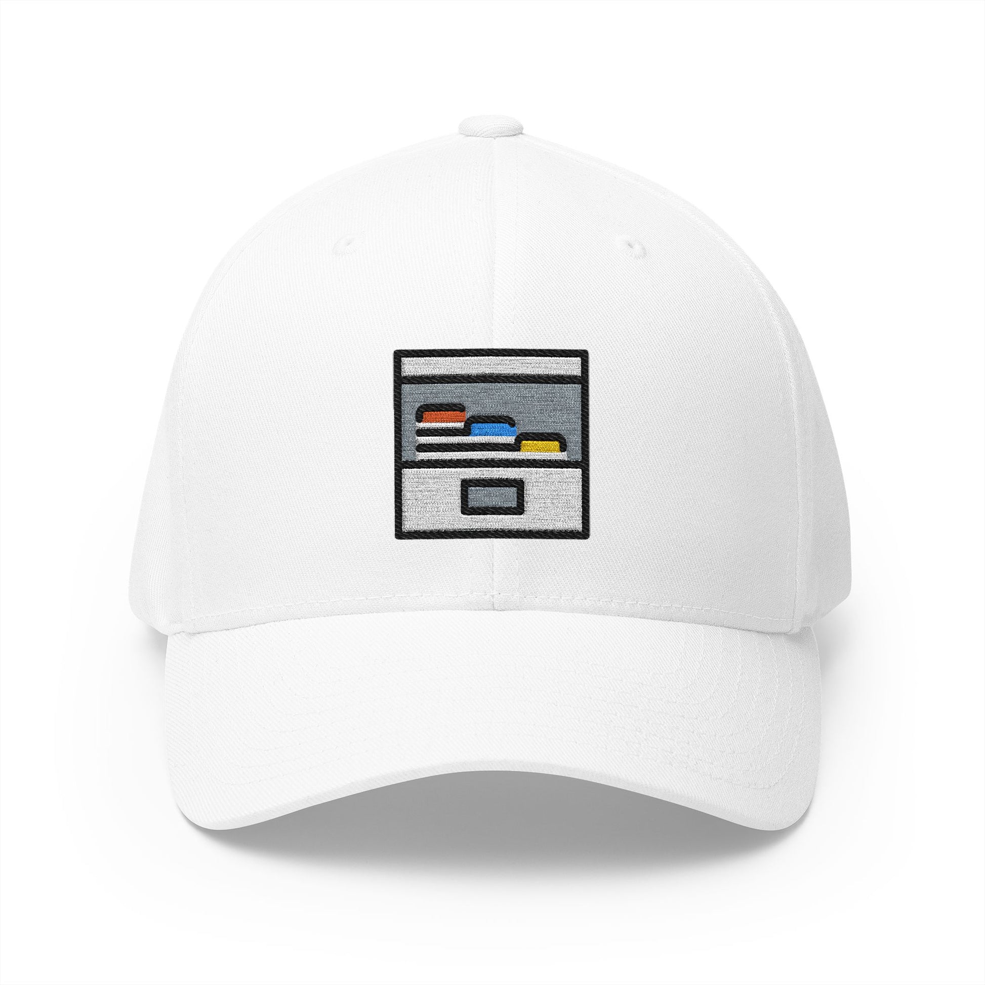 Card File Box Emoji White Cap – Premium by Capmoji