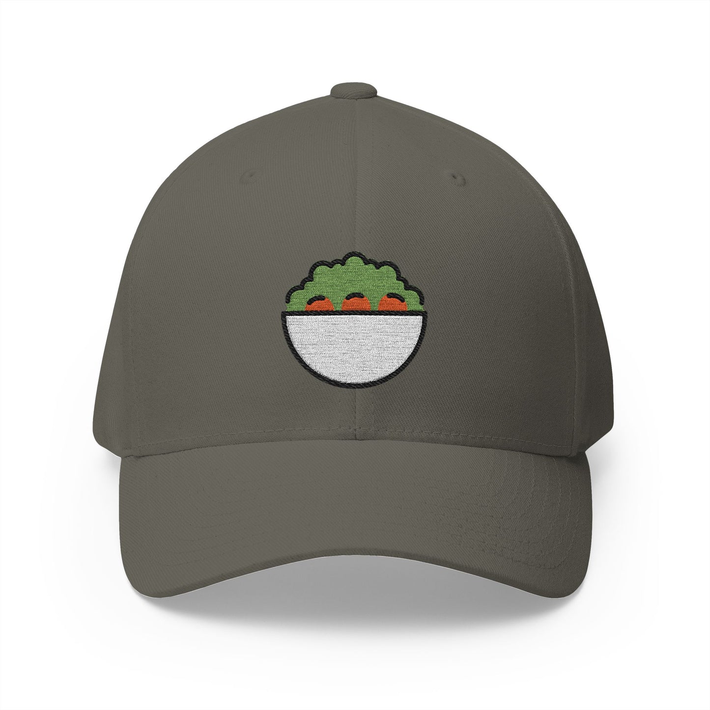 Green Salad Emoji Olive Cap – Premium by Capmoji