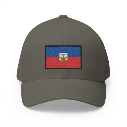 Flag: Haiti Emoji Olive Cap – Premium by Capmoji