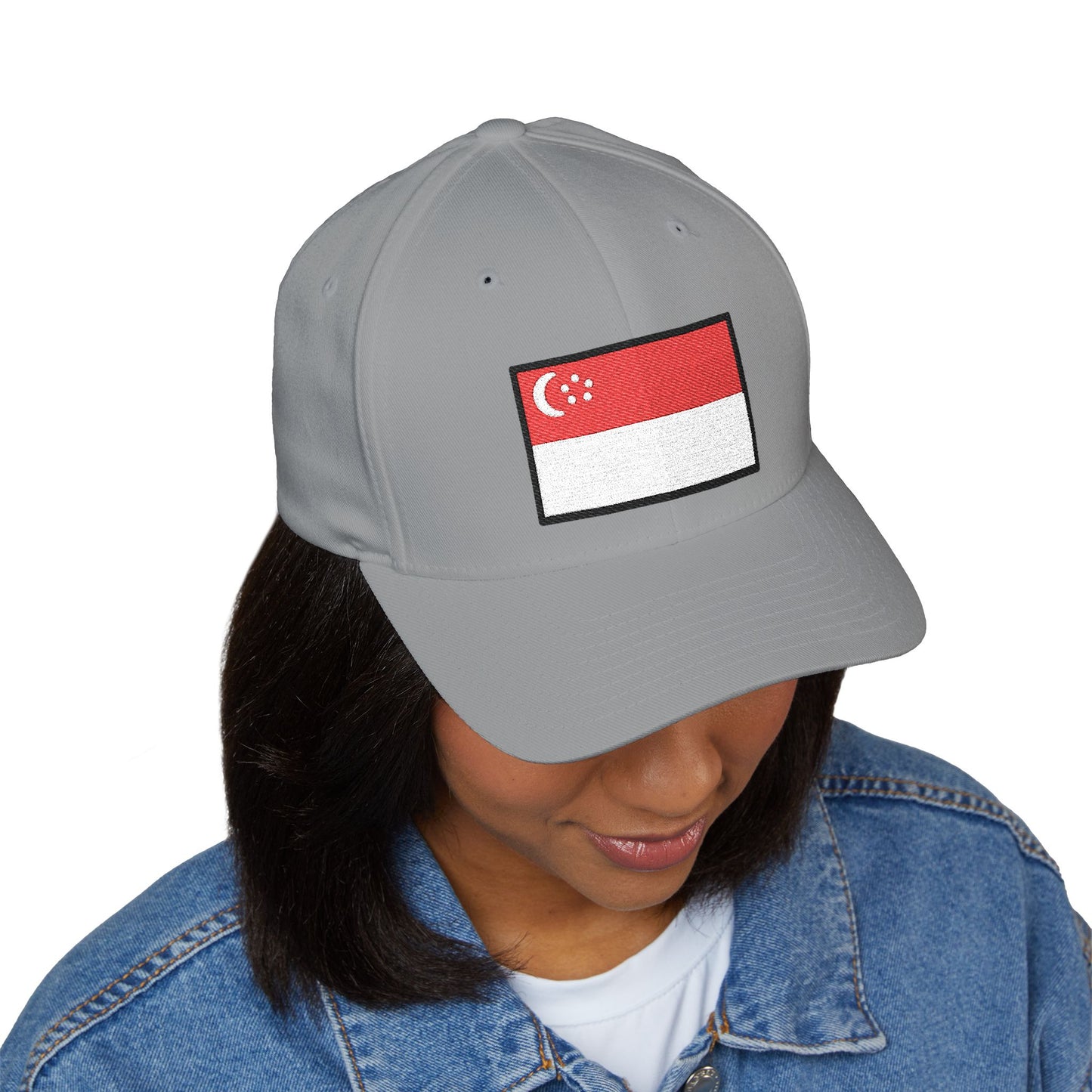Flag: Singapore Emoji Cap – Premium by Capmoji