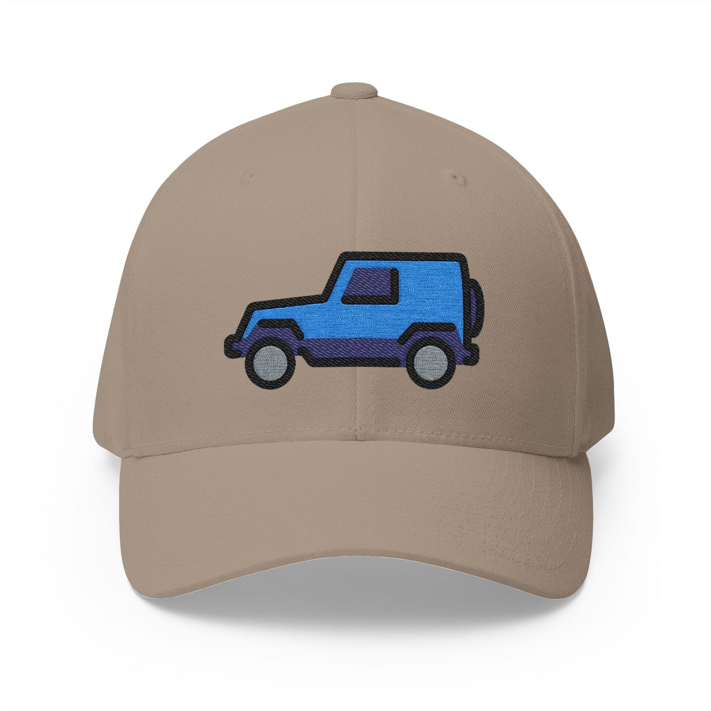 Sport Utility Vehicle Emoji Khaki Cap – Premium by Capmoji