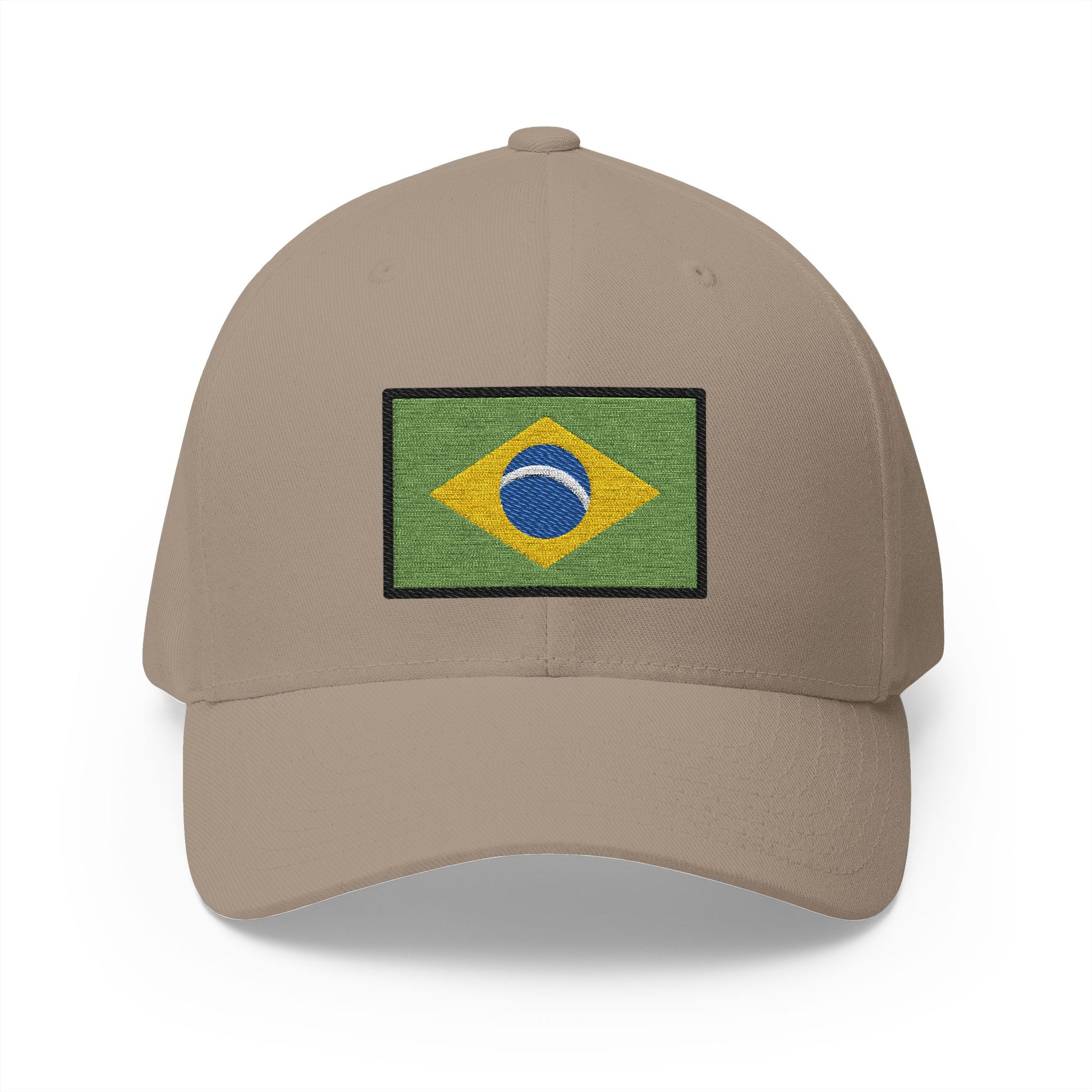 Flag: Brazil Emoji Khaki Cap – Premium by Capmoji