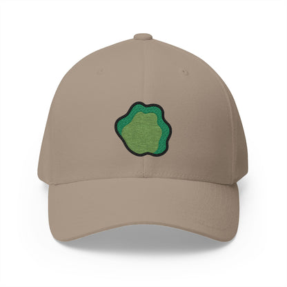 Leafy Green Emoji Khaki Cap – Premium by Capmoji