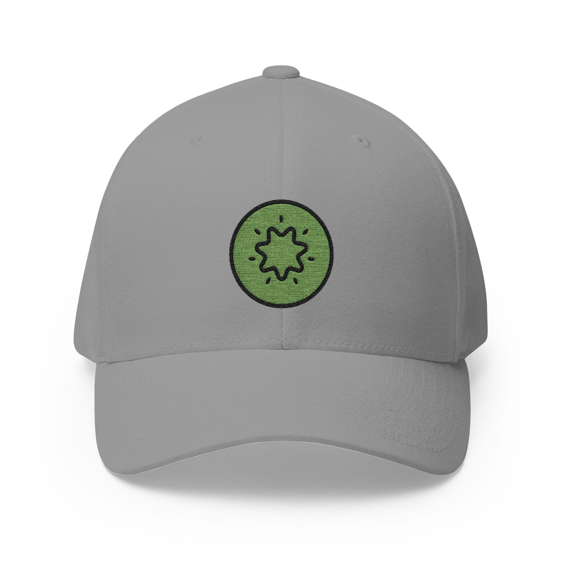 Kiwi Fruit Emoji Grey Cap – Premium by Capmoji