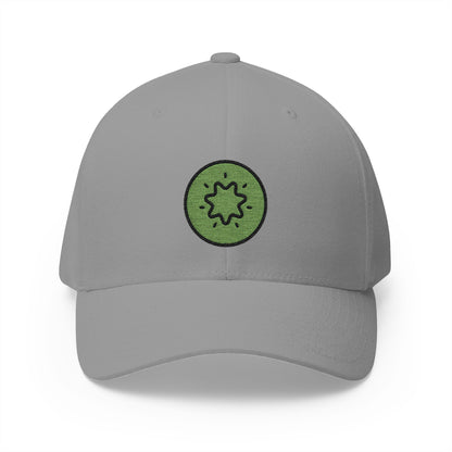 Kiwi Fruit Emoji Grey Cap – Premium by Capmoji