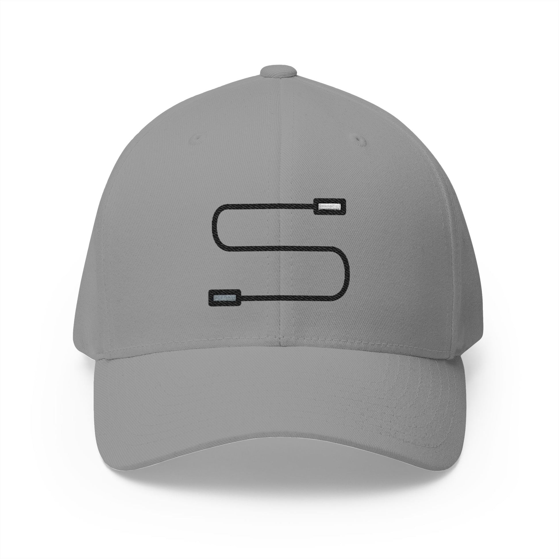 Cable Emoji Grey Cap – Premium by Capmoji