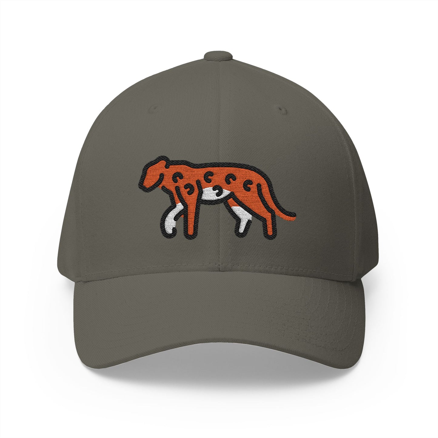 Leopard Emoji Olive Cap – Premium by Capmoji