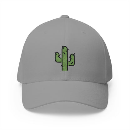 Cactus Emoji Grey Cap – Premium by Capmoji