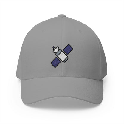 Satellite Emoji Grey Cap – Premium by Capmoji