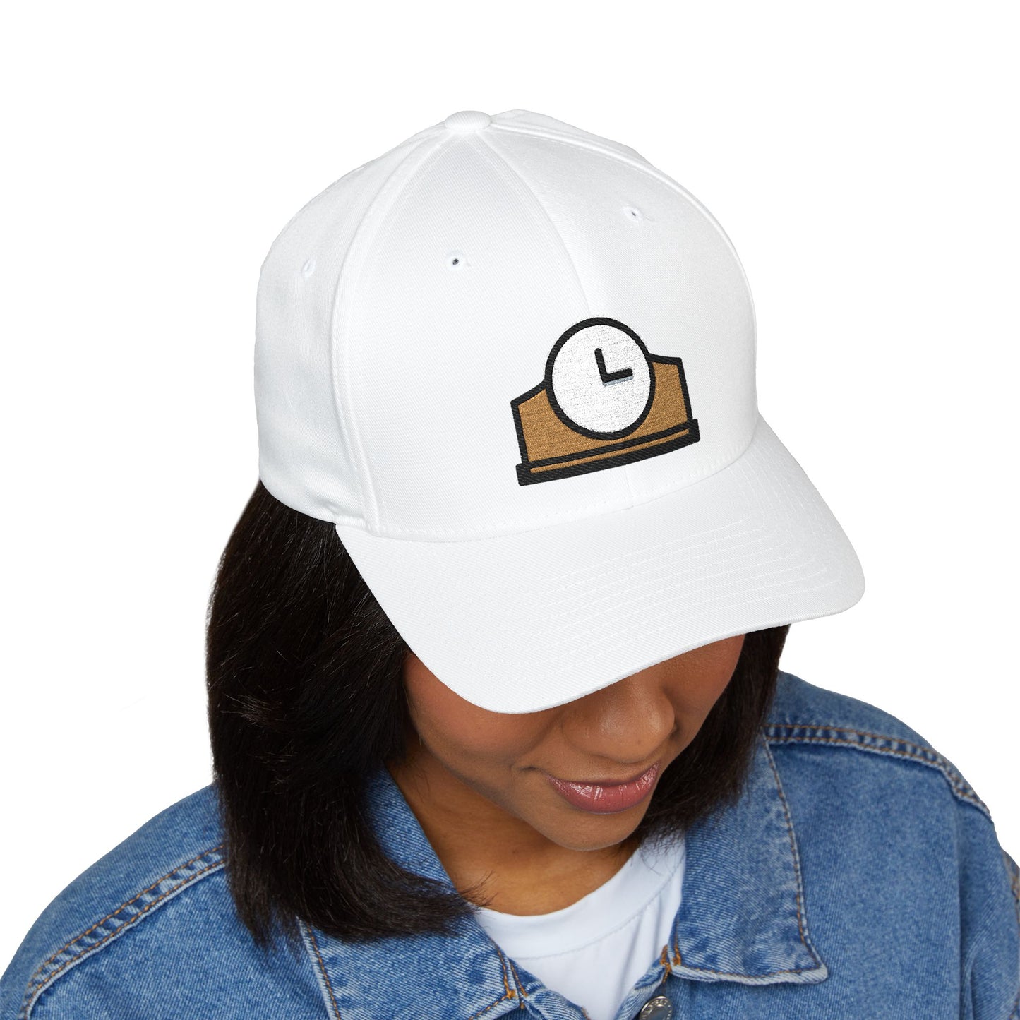 Mantelpiece Clock Emoji Cap – Premium by Capmoji
