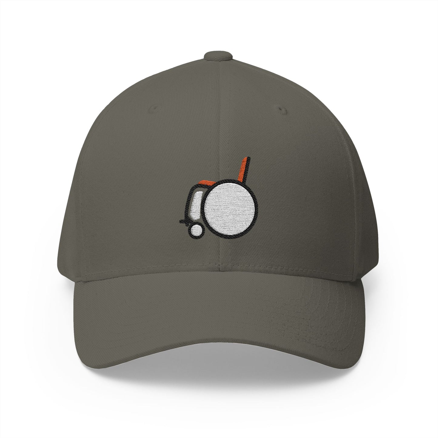 Manual Wheelchair Emoji Olive Cap – Premium by Capmoji