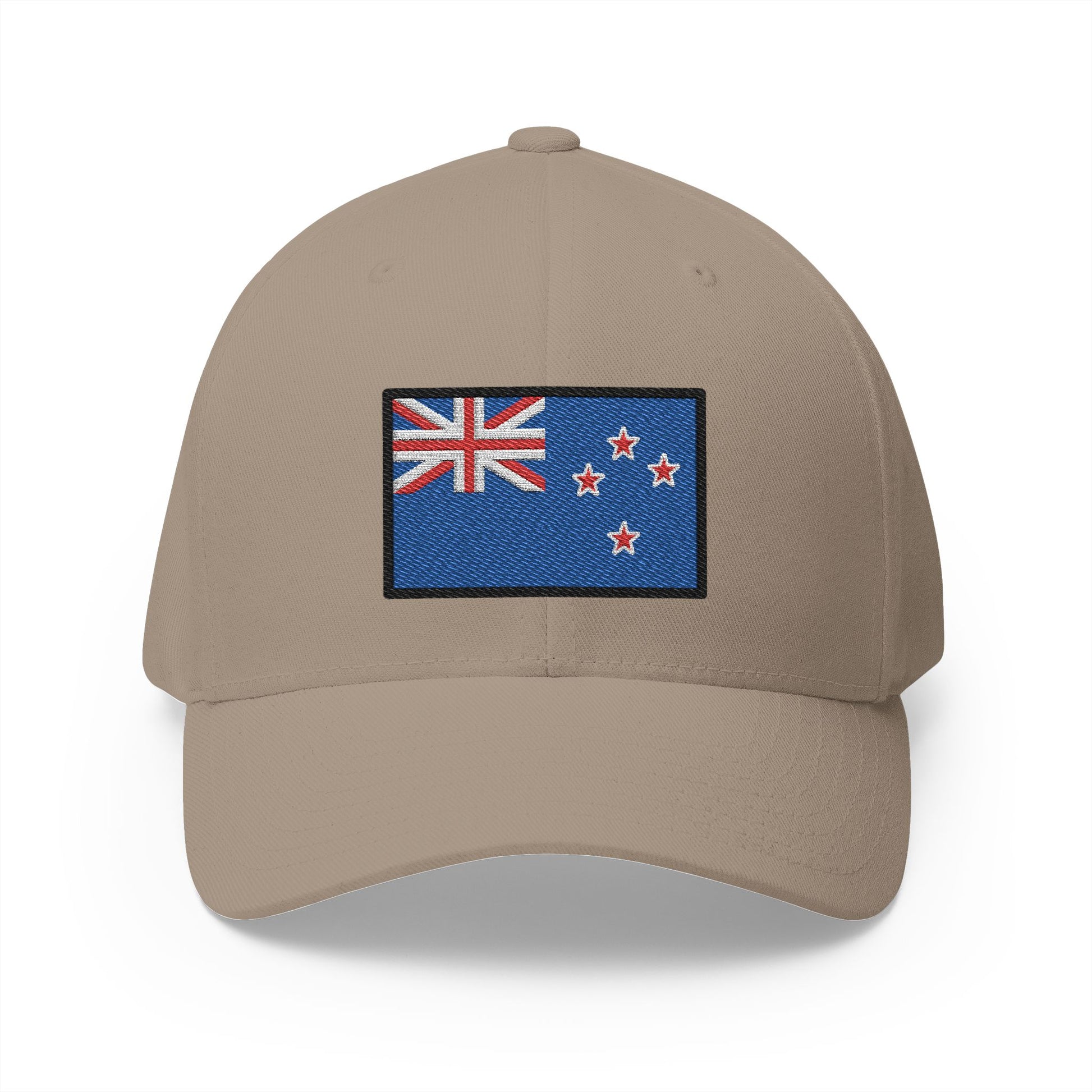 Flag: New Zealand Emoji Khaki Cap – Premium by Capmoji