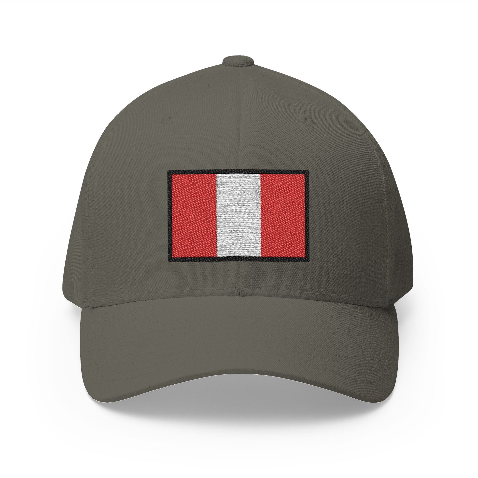 Flag: Peru Emoji Olive Cap – Premium by Capmoji